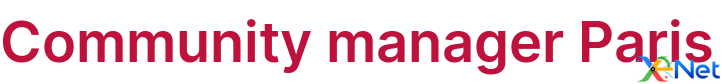 Community manager Paris
